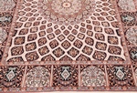 5x3 gonbad tabriz rug with silk