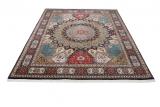 10x8 gonbad persian rug with silk