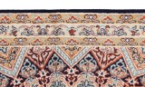 gonbad design silk persian rug