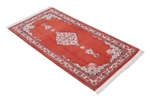 4x2 twin tabriz persian rug with silk
