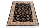 4x2 tabriz persian rug with silk