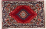 5x3 red silk tabriz persian rug