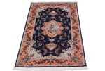 3x2 tabriz persian rug with silk
