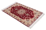 3x2 tabriz persian rug with silk