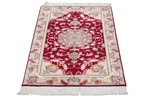 3x2 tabriz persian rug with silk