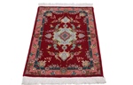 3x2 tabriz persian rug with silk