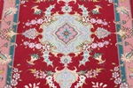 3x2 tabriz persian rug with silk