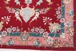 3x2 tabriz persian rug with silk