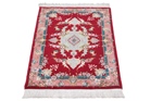 3x2 tabriz persian rug with silk