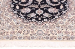 8x5 navy blue nain persian rug