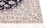 8x5 navy blue nain persian rug