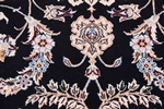8x5 navy blue nain persian rug