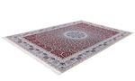 12x8 gonbad silk nain persian rug