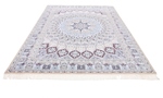 9x6 gonbad silk nain persian rug