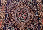 3x2 signed silk qum persian rug