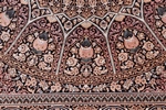 5x3 gonbad qum silk persian rug