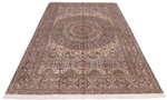 9x6 dome gonbad silk kashmir rug
