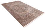 9x6 dome gonbad silk kashmir rug