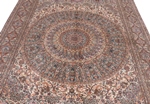 9x6 dome gonbad silk kashmir rug