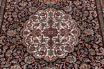 5x3 dark color silk kashmir rug