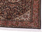 5x3 dark color silk kashmir rug