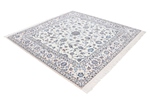 7ft 2m square nain persian rug