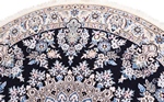 5ft 150cm round nain persian rug