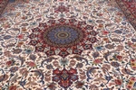 13x10 signed nache band silk isfahan rug