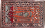 antique kashan persian carpet