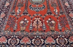 antique kashan persian carpet