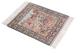 1300 kpsi square hereke silk carpet