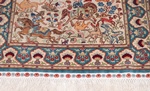 1300 kpsi square hereke silk carpet