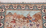 1300 kpsi square hereke silk carpet