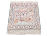 1300 kpsi square hereke silk carpet