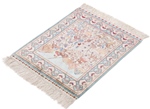 1300 kpsi square hereke silk carpet