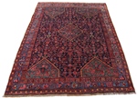 antique old bidjar persian carpet