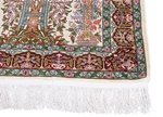 4ft by 3ft hereke silk turkish rug