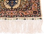 square hereke silk turkish rug