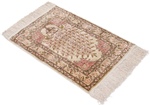 2ft 60cm silk hereke turkish rug