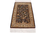 pictorial silk hereke turkish carpet