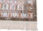 antique kayseri silk turkish rug