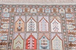 antique kayseri silk turkish rug
