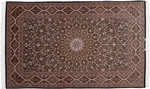 8x5 signed habib silk isfahan rug