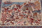 12 quality pictorial hereke silk carpet