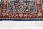 pictorial silk hereke turkish carpet