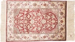 antique silk metal hereke turkish rug