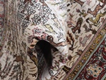 pictorial silk hereke carpet