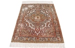 silk metal turkish hereke carpet