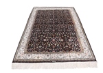 large signed silk hereke turkish carpet