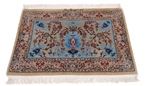 4x3 rare signed silk isfahan rug